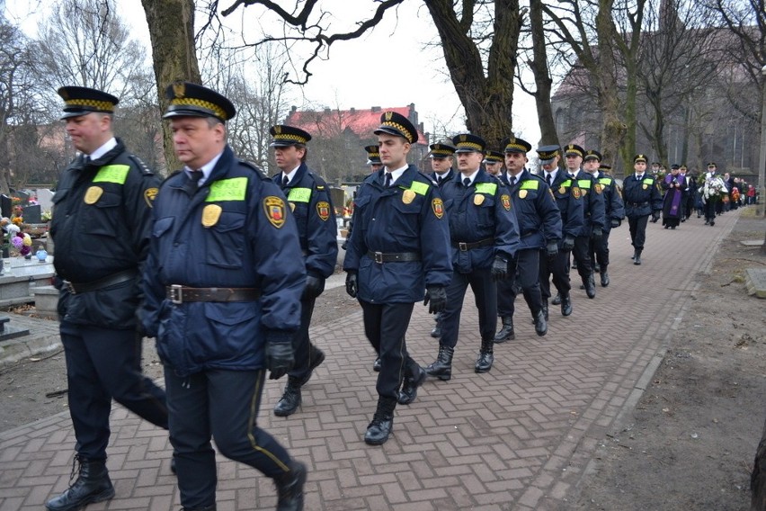 Pogrzeb Jarosława Rajdy, komendanta straży miejskiej w Zabrzu [ZDJĘCIA]