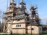 Budowa cerkwi w Gładyszowie - tegoroczny etap prac został już zamknięty. Budowlańcy wrócą wiosną, by dokończyć dach