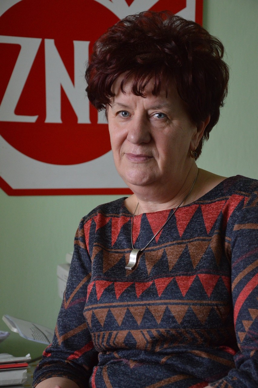 Anna Róg, przewodnicząca Związku Nauczycielstwa Polskiego...
