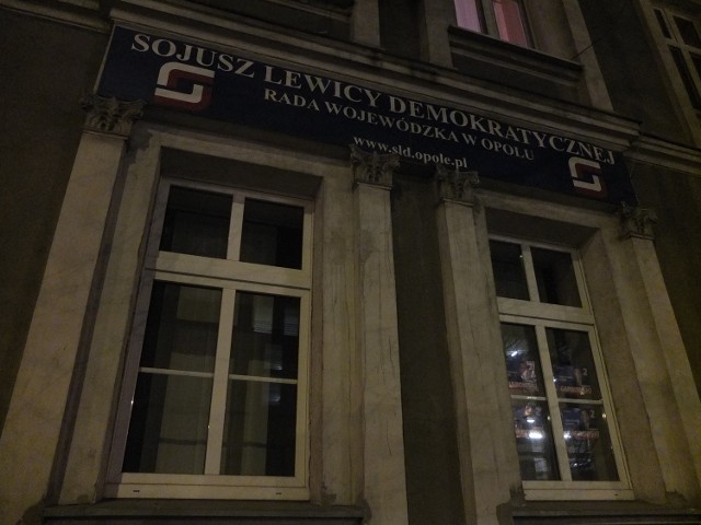 Siedziba wojewódzkiego SLD w Opolu na ulicy Oleskiej.