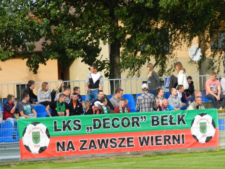 3. liga: Kibice na meczu LKS Bełk - BKS Stal Bielsko-Biała...