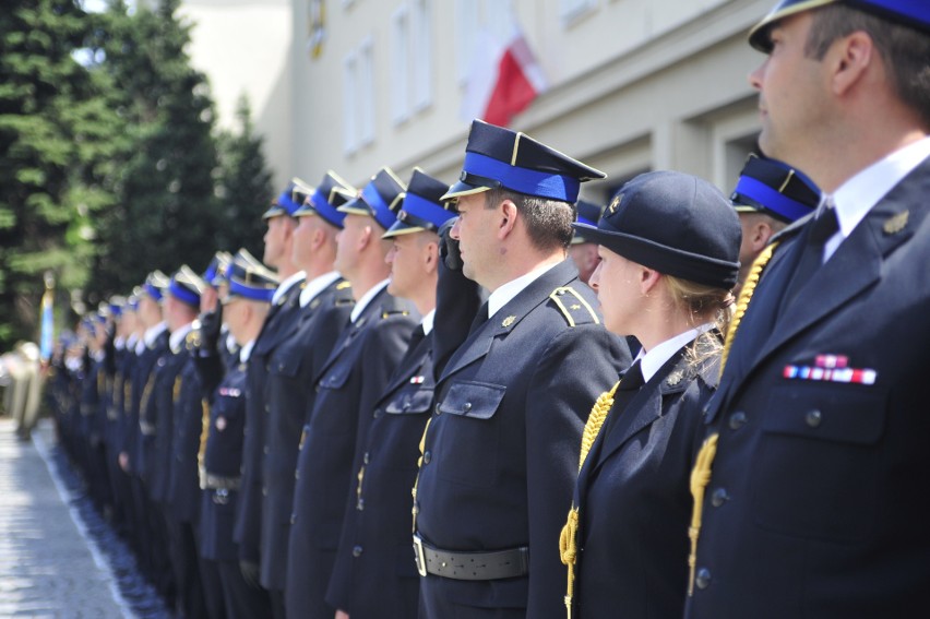 Kraków. Uroczysta promocja aspirantów straży pożarnej [ZDJĘCIA]