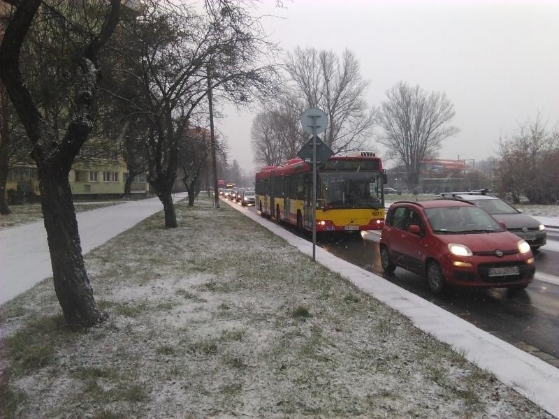 Kierowcy utknęli m.in. na Borowskiej