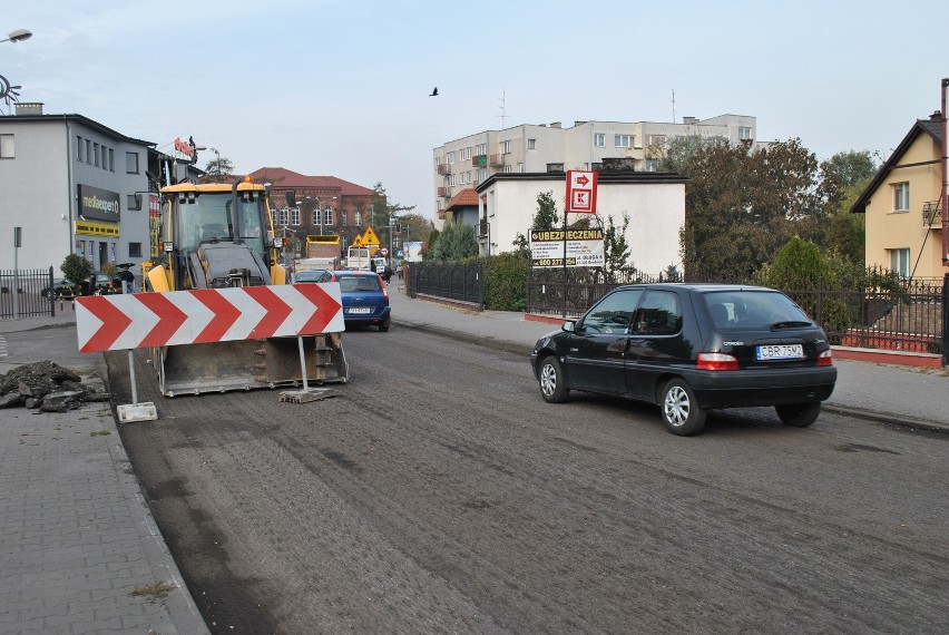 Kierowcy, uwaga na utrudnienia na drogach w Brodnicy