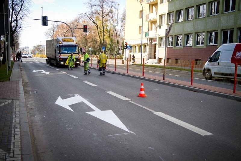 Buspasy na ul. Sienkiewicza będą obowiązywać od 1 listopada (zdjęcia)