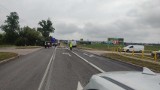 Miecze. Wypadek na DW 665 na trasie Grajewo - Rajgród. Zderzenie dwóch busów, 5 osób trafiło do szpitala