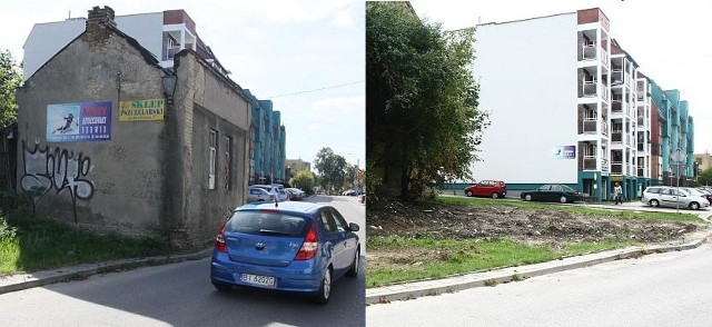 Budynek był w złym stanie technicznym. Z jednego narożników ubywało też cegieł. Poza tym bardzo ograniczał widoczność kierowcom.