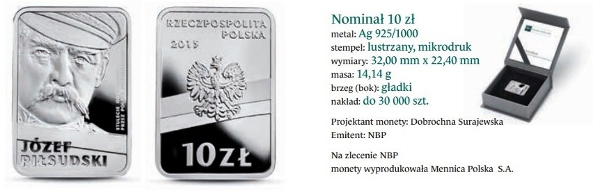 Biją Piłsudskiego! Będą monety na „Stulecie odzyskania przez Polskę niepodległości” 