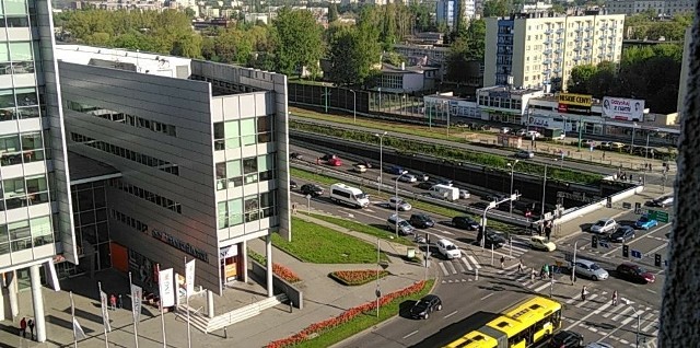 Korki i utrudnienia w centrum Katowic