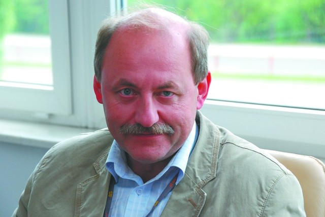 Bogusław Łącki, prezes białostockiego oddziału SEP, a także szef firmy APS