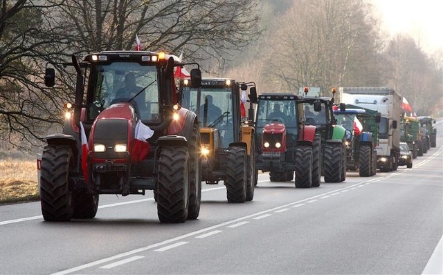 Rolnicy blokowali drogi krajowe