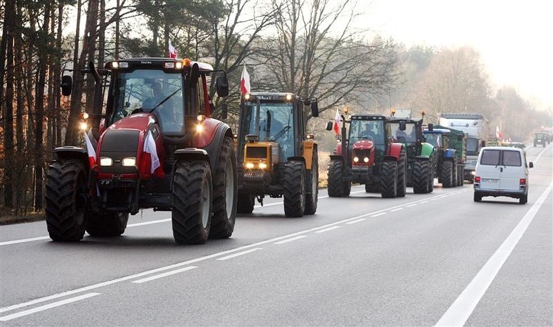 Rolnicy blokowali drogi krajowe