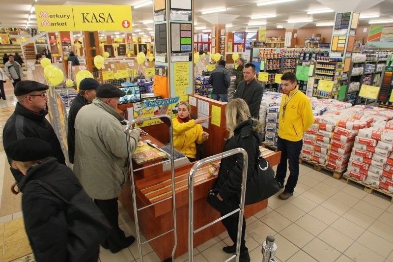 Otwarcie marketu Merkury w Kielcach