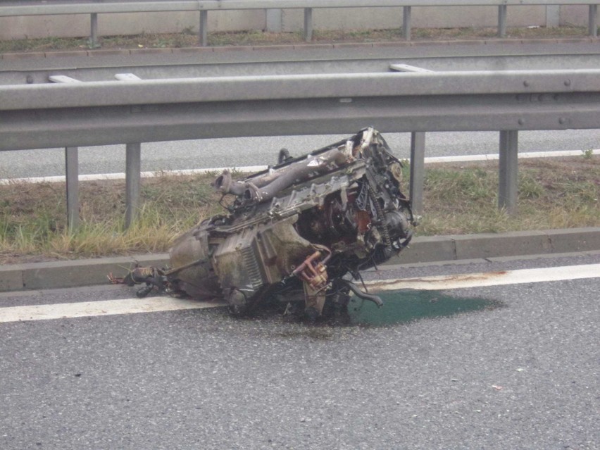 Wypadek na S7 w Goździe koło Białobrzegów.