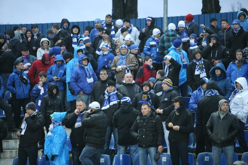 Ruch Chorzów Piast Gliwice zdjęcia kibiców