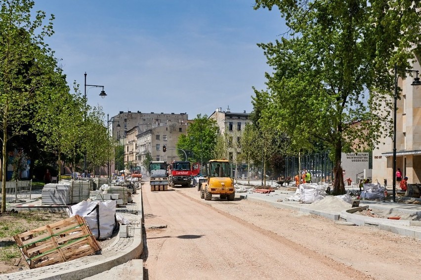 Kończy się przebudowa ul. Traugutta. Trwają tam ostatnie...