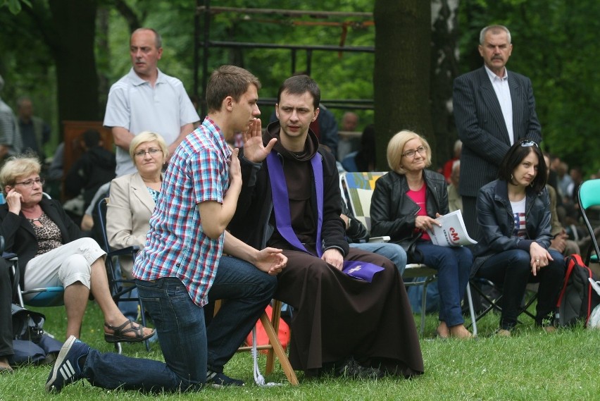 Pielgrzymka mężczyzn do Piekar Śląskich 2014 w obiektywie DZ