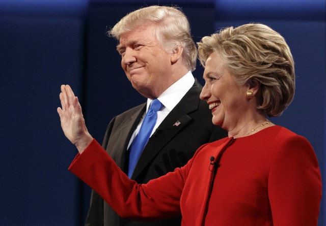 Debata prezydencka pomiędzy Hillary Clinton a Donaldem Trumpem.