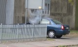 Kontrolowany wybuch pod bramą zakładu karnego nr 2 w Strzelcach Opolskich