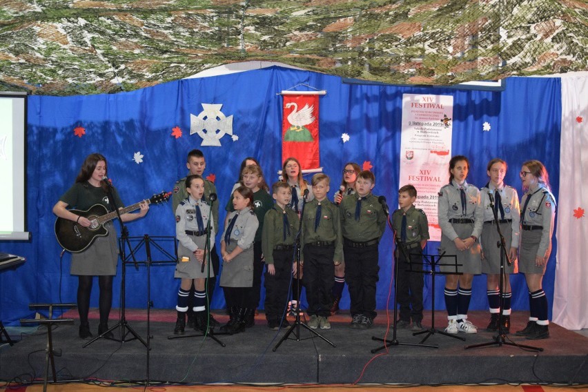 Harcerze zaśpiewali na festiwalu w Borkowicach.