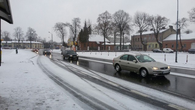 Częstochowa. Śnieżny poranek