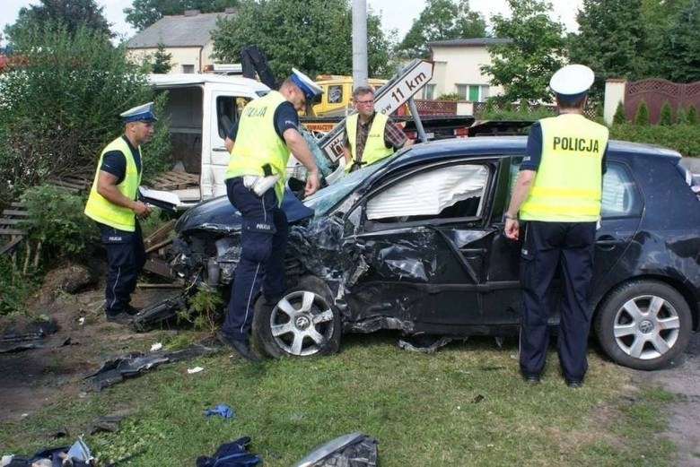 Wypadek w Jankowie Pierwszym