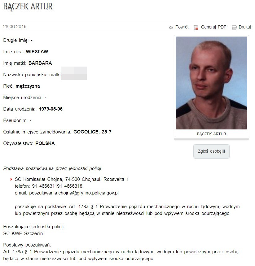 Wszystkie dane pochodzą ze strony internetowej...