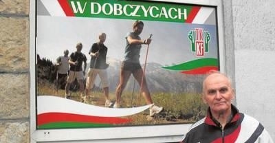 Prezes dobczyckiego Ogniska TKKF Władysław Pazdur zawsze był przekonany, że warto stawiać na rekreację Fot. Andrzej Domagalski