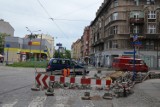 Wrocław: Zapadnięta jezdnia przy Jedności Narodowej. Remont potrwa miesiąc (ZDJĘCIA)