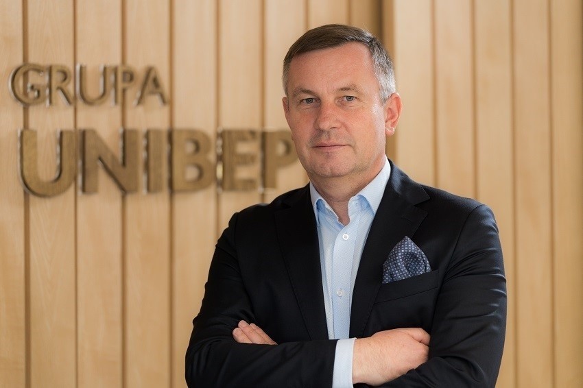 Leszek Gołąbiecki, prezes zarządu Unibep SA w Bielsku...