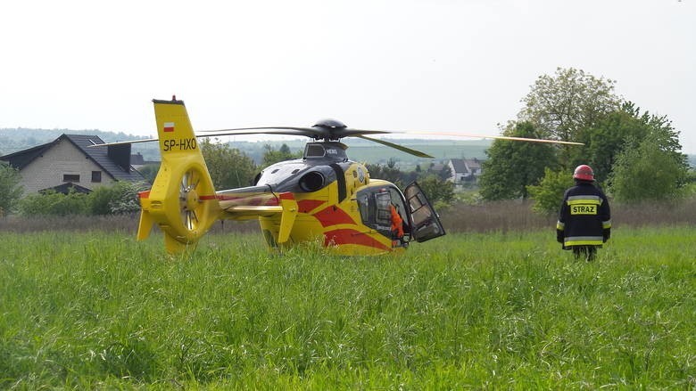 Wypadek busa Olkusz-Katowice pod Sławkowem