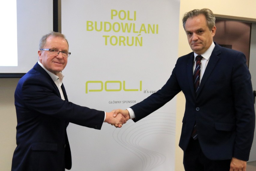Prezes Marian Holz (z lewej) i Jarosław Hausman sporo sobie...