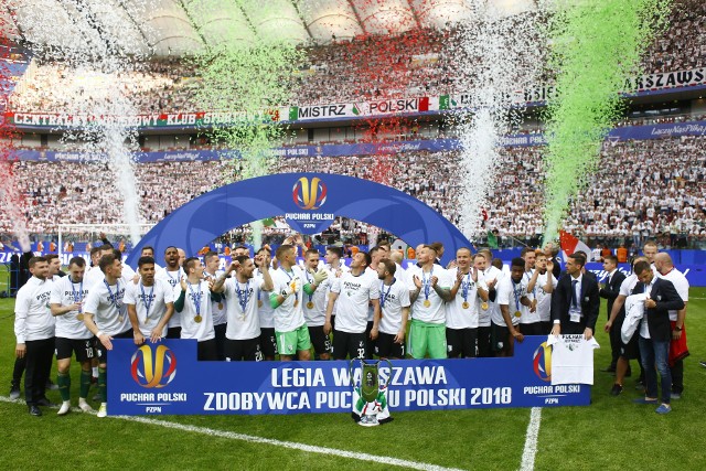 Zwycięzcy ostatniego finału Pucharu Polski na szczeblu centralnym - Legia Warszawa
