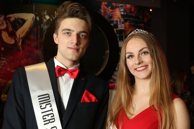 Paweł Narożnicki - Mister Studniówki 2019 i Agata Majchrzyk - Miss Studniówki 2019.