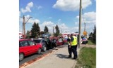 Śmiertelny wypadek w Konstantynowie Łódzkim! Wjechał w auto, w którym jechała kobieta z dziećmi! ZDJĘCIA