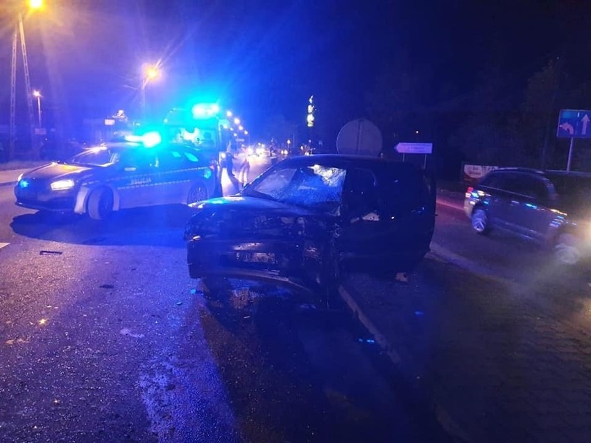 Wypadek w Węgrzcach w gminie Zielonki na drodze krajowej nr...
