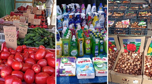 W każdy wtorek i piątek stoiska na placu targowym przy ul. Połczyńskiej w Koszalinie zapełniają się przeróżnymi towarami. W większości są to wszelkiego rodzaju warzywa i owoce, ale nie tylko. Sprawdź, co w piątek można kupić na koszalińskim targowisku.