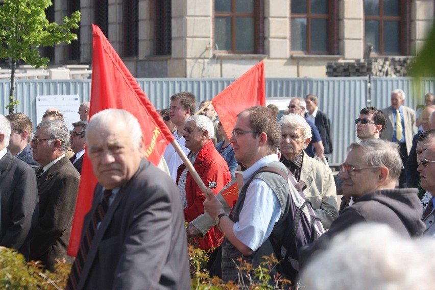 Demonstracja 1 Maja w Dąbrowie Górniczej