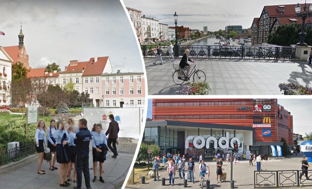 W drodze do pracy i szkoły, na spacerze, na przystanku autobusowym, na zakupach... Kamera zamontowana na aucie Google uchwyciła bydgoszczan w różnych codziennych sytuacjach. Zdjęcia trafiły do Street View - usługi, dzięki której możemy odwiedzić ulice w wielu zakątkach świata. Wybraliśmy kilkadziesiąt zdjęć ze znanych i mniej znanych miejsc w Bydgoszczy. Może ktoś z Was załapał się na fotkę? Sprawdźcie koniecznie! Jeśli dobrze się przyjrzycie, to obejrzeć można też samochód Google, którego odbicie widać w lustrze tuż... pod naszą redakcją. Zapraszamy do obejrzenia galerii.