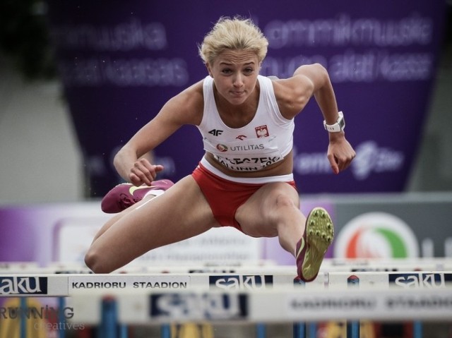 Karolina Kołeczek z rekordowym wynikiem wygrała bieg na 100 metrów przez płotki w Chorzowie.