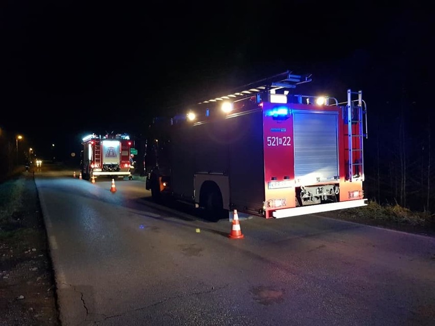 Wypadek w Stogniowicach pod Proszowicami
