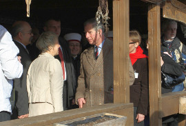 Książę Karol w Kruszynianach