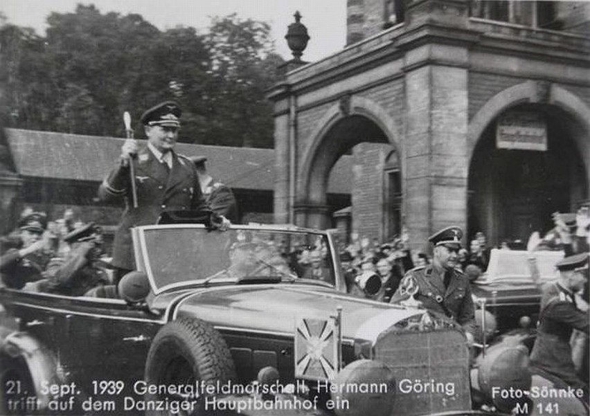 Wizyta marszałka Hermann Göringa w Gdańsku 21 września 1939...