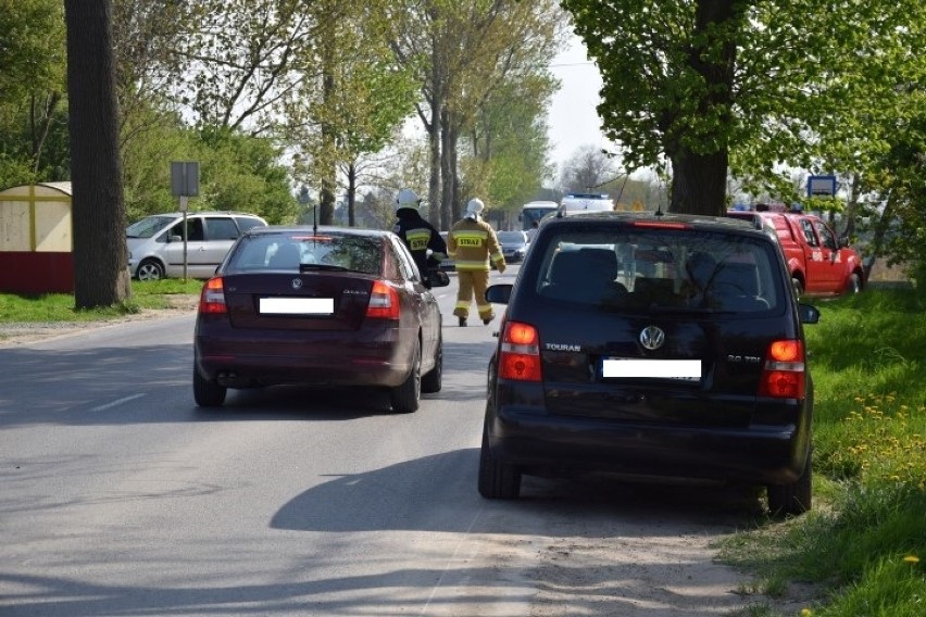 Do zderzenia motocykla i samochodu osobowego  doszło w...