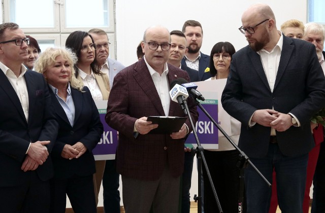 Prezentacja kandydatów na radnych z listy Sojuszu Obywatelski Grudziądz Macieja Glamowskiego