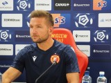 Trener Widzewa Daniel Myśliwiec przed meczem z Lechem Poznań ZOBACZ WIDEO