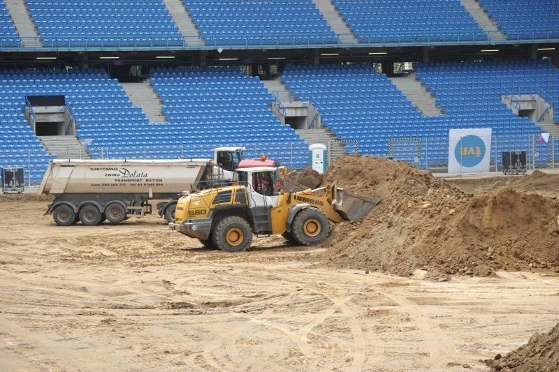 Stadion Miejski po imprezie Red Bull X-Fighters