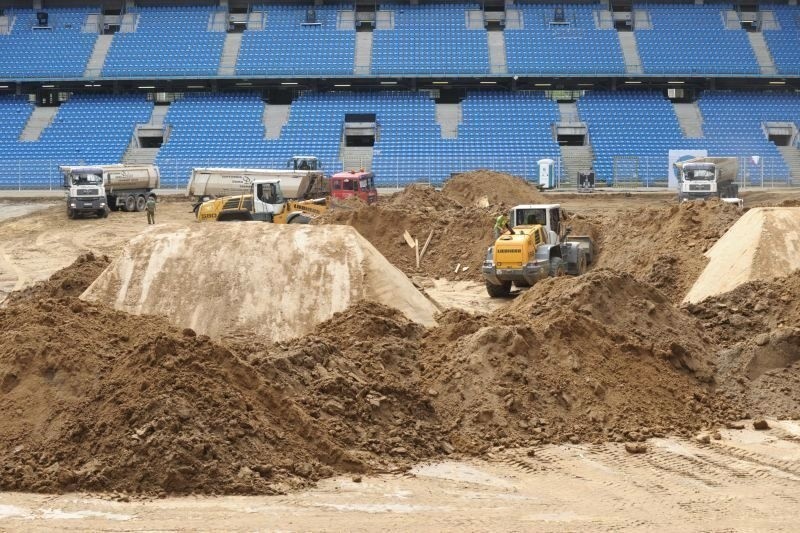 Stadion Miejski po imprezie Red Bull X-Fighters