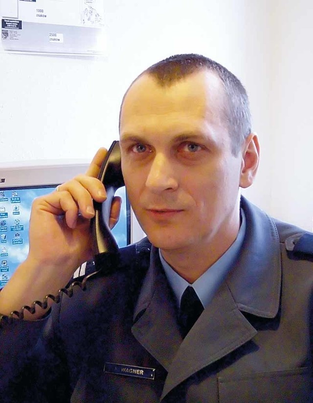 Szef zielonogórskiej drogówki podinspektor Krzysztof Wagner