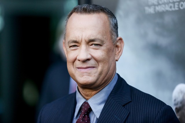 Aktor Tom Hanks na premierze filmu "Sully" w Los Angeles 08 września 2016r.